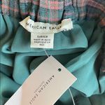 American Eagle Plaid Tie-Waist Skirt - Green and Red Photo 2