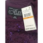Alex Evenings  Deep Plum One Piece Gown Womens 16W NWT Formal Wedding Holidays Photo 13