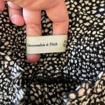 Abercrombie & Fitch Women’s Abercrombie high waist black/white animal print lightweight shorts XS Photo 2