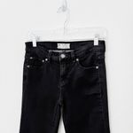 Free People [] Washed Black Low Rise Slim Leg Flare Jeans Stretch Casual Size 26 Photo 3