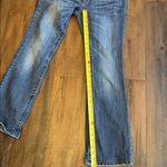 Miss Me  Women's Blue Boot Cut Jeans with Gold Embroidery Photo 7