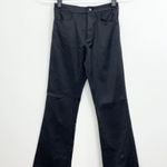 Vintage 90s Kenzo Dark Brown Zipper Split Hem Pants Size XS Photo 0
