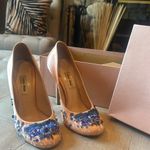 Miu Miu  Calzature Donna Raso Albicocca Heel Size 37 Photo 4