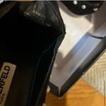 Karl Lagerfeld  Paris Amory Women Size 6.5 M Pearl Black Suede Sneaker Shoes Photo 4