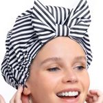 Kitsch black and white shower cap Photo 0