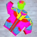 Vintage neon 80s 90s y2k fresh prince deer mountain ski jacket / hat 12 jacket Green Photo 1