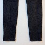 J Brand Womens 27 Black Velvet Paisley Overlay Brocade Skinny Jeans Holiday Photo 9