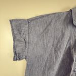 Madewell  Shirt Women's Size XXL Black Lunar Wash Denim Button Up Classic Photo 2