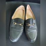 Coach  Haley Leather Horsebit Loafer Black Gold Tone SZ 7.5 Photo 8