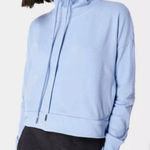 Sweaty Betty Sweaty Betty Harmonise Luxe Fleece Sweatshirt Coast Blue Sweater Photo 0