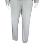 AnyBody Brushed Jersey Petite Message Sleep Set Pebble 'Dreaming' Small Petite Gray Photo 3