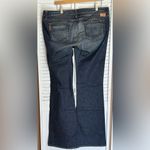 Paige Maternity size 32L 32 long Westbourne blue jeans under belly flare NWT Photo 6