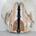 Nike  Air Max 90 Print Sneakers Women 6.5 White Bronze Leather Lace Up Running Photo 12