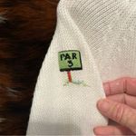 VTG Andreno Argento Womens Large White Embroidered Novelty Golf Cardigan Photo 8