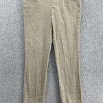 Jag Women's Pull On Jeans Tan Brown Size 2 Slim Fit Western Cotton Photo 0