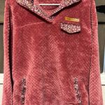 Simply Southern  Jacket Sherpa pull over pink women’s large Photo 0