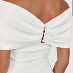 Meshki  Gwyneth Dress Off-Shoulder Bow Mini Dress Photo 1