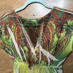 Fleurish  SIZE SMALL SURPLICE PEPLUM SHEER TOP Photo 7