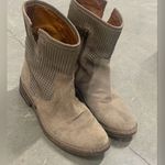 Fiorentini + Baker Beige Studded Suede Ankle Boots Photo 2