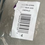 NWT Sachin + Babi Women’s Paulina Emerald Gown Size 4 Green Photo 4