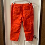 Coldwater Creek Red Orange Ankle Cropped Jeans size 10 Photo 6