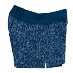 Athleta  Trekkie North Printed Shorts Lynx Navy size 4 Photo 3