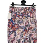 Leith  Abalone Multicolor Ribbed Textured Midi Pencil Skirt size Medium NWT Photo 3