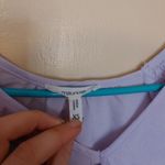 Maurice's  Size Extra Small Xs Light Pastel Purple Flutter Sleeve Blouse Top Poly Photo 7