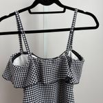 Kona Sol  Gingham Ruffle One Piece Swimsuit Women's‎ Swimwear size S Photo 4
