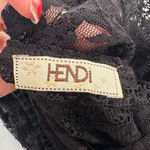 Hendi Black Lace Top Halter Open Back Whimsigoth Goth Fairy Tie Back One Size Size M Photo 11