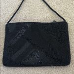Vintage Lord & Taylor Black Beaded Evening Bag Photo 0