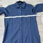 Outdoor Research Feedback Flannel Women's Shirt Steel Blue Size Small Photo 5