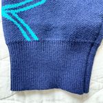 Dokotoo Floral Knit Sweater Boho Crew Neck GrandmaCore Long Sleeve Navy XL NWT Blue Photo 6