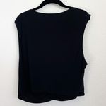 ZARA  Black Ruched Crop Top  Photo 6