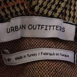 Urban Outfitters  Joey Plaid Button-Up Skirtall Overall Jumper Dress Brown Small Photo 7