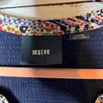 Maeve  Tiled Anethyst Smocked Dress Long Sleeve Women's Large Photo 4