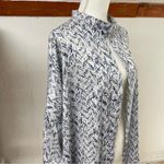 Kimchi Blue  Urban Outfitters Blue & White Printed Kimono Open Jacket M/L Boho Photo 3