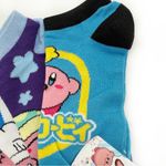 Nintendo Kirby Video Game Ankle Socks Mens Womens Gift Colorful Cute Blue Pink Photo 2