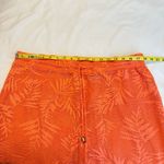 Venus Sheer Botanical Print Wide Leg Pants Women’s XL Beach Cover Up Coral Vacay Photo 6