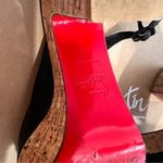 Christian Louboutin  Reine De Liege 120 Nappa Cork Wedges Sold Out Photo 9