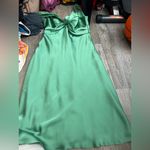 David's Bridal David’s bridal Elegant Green Sleeveless Dress midi size 10 Photo 1
