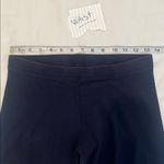 Moda international size small navy blue cotton spandex leggings EUC Photo 4