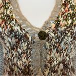 Free People Sweater Cardigan Size XS Boho Grandmacore Hippie Indie Brown Crochet Photo 7