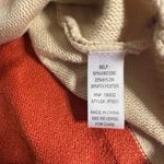 Bibi Oversized Colorblock Fall Vibes V Neck Sweater Orange Size XL Photo 9
