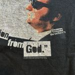 VTG RETRO BLUES BROTHERS MISSION FROM GOD MOVIE GRAPHIC TEE Black Photo 1