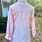 Boutique Lightweight Button Down Top Pink Photo 1