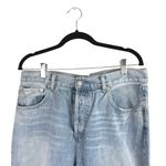 Twelve by Ontwelfth Women's Blue High Waist Distressed Straight Denim Jeans 31 Photo 2