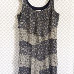 Bethany‎ blue ruffled layer dress Size 10 Photo 2