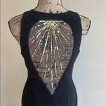 THEIA Sleeveless Beaded Sequin Black Dress Size 6 Photo 10