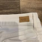 Paige  Verdugo Crop Raw Edge Jeans Size 25 White Photo 3